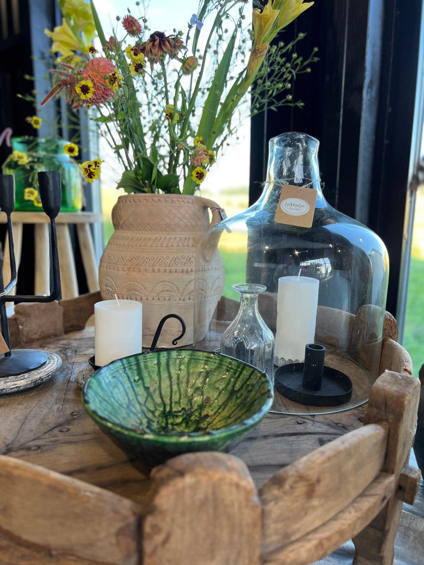 Vintage ~ BELLA Glasskuppel ~ Må hentes i gårdsbutikken