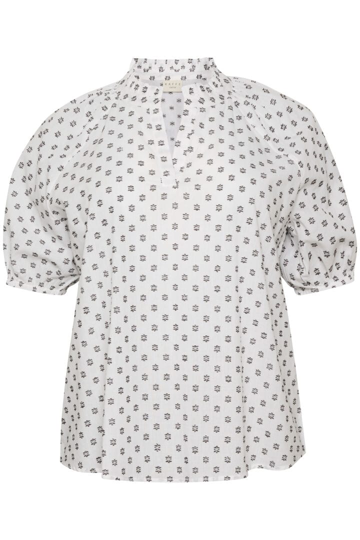 Bluse KClanni Hvit/Sort Print